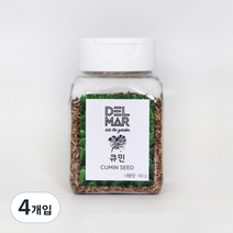 딜리셔스마켓 천연향신료 큐민씨드 소형, 60g, 4개입