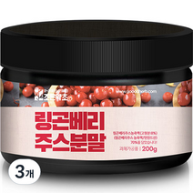 조은약초 링곤베리 주스분말, 3개, 200g