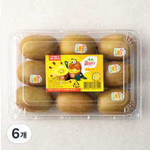 제스프리 썬골드 키위, 1kg(중대과), 6개