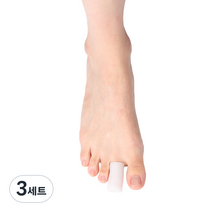 메디앤스토리 실리콘 발가락 보호튜브 좌 + 우 세트 S, 3세트