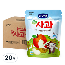 일동후디스 아이얌 순 동결건조 과일칩, 순사과, 20개