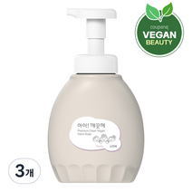 아이깨끗해 프리미엄 클린 비건 핸드워시 피오니향, 450ml, 3개
