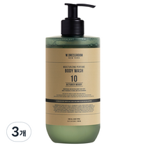 더블유드레스룸 모이스처라이징 퍼퓸 바디워시 No 10 옥토버 우디, 500ml, 3개