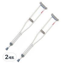 보행보조기 알루미늄 원스닥 목발, 2세트