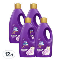 피죤 고농축 시그니처 섬유유연제 미스틱레인 본품, 2L, 12개