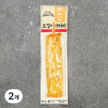 고래사어묵 오징어버터바, 65g, 2개