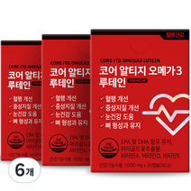코어 알티지 오메가3 루테인 30g, 6개