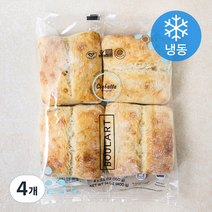 불라트 치아바타 버거번 4개입 (냉동), 400g, 4개