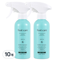 아브카 풋 케어 버블 샴푸 베이비코튼향 300ml, 10개, 1개입