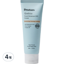 닥터스 히알시카 토탈 모이스처 10D 크림, 80ml, 4개