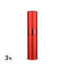 플라카 휴대용 간편한 향수 공병 8ml, 레드, 3개