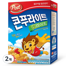 동서 포스트 콘푸라이트1/3슈거라이트 시리얼, 530g, 2개