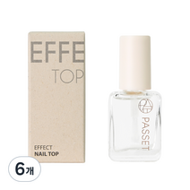 파셋 이펙트 네일 탑코트, 7ml, 6개