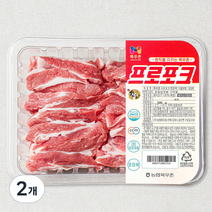 목우촌 프로포크 한돈 등심덧살 구이용 (냉장), 500g, 2개