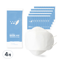 클라링 베이직핏 황사 방역마스크 중형 KF94, 50개입, 4개, 화이트