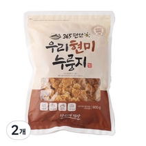 365편안 우리 현미 누룽지, 800g, 2개