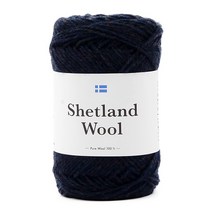 브랜드얀 다루마 셰틀랜드 울 뜨개실, 05 네이비, 1개