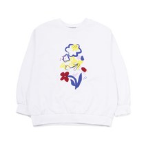 빈 여아용 크롭 맨투맨 BV14TS02WT