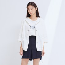 클라비스 여성용 바스락 점퍼형 셔츠