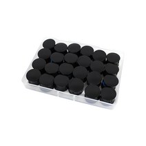 마그피아 칼라원형 자석홀더 무광 소, 검정, 48개