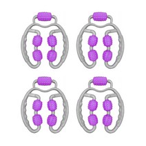 핸드 마사지 롤러, 퍼플, 4개