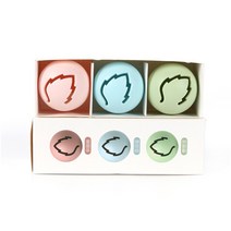 하마테 고양이 장난감 볼 3종 세트, 혼합색상, 1세트