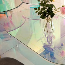 GM퍼니쳐 스펙트라 홀로그램 테이블 1200, 레인보우오로라