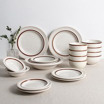 시라쿠스 신혼부부 홈세트 선물박스 19p, 라인브라운, 1세트, 8종