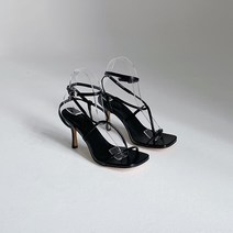 여성용 런드 앵클 스트랩 힐 샌들 C157_C9259