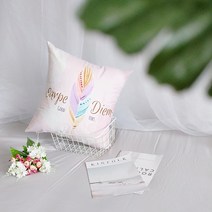 루비코코 여름 카페 인테리어 쿠션커버