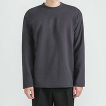 맨타임 남성용 SPK 소프트 데일리 라운드 후리스 긴팔티