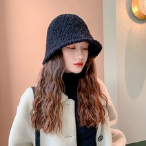 두발로 뽀글이 울 니트 벙거지