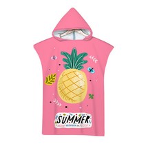 셀레네 후르츠 썸머 후드 비치타월 75 x 110 cm, A02, 1개