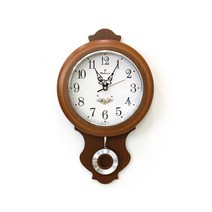 MD9251 저소음 벽시계 kyos060, 월넛추