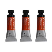 신한화구 전문가 과슈 3p 카드뮴 레드, 15ml, 1색