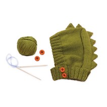 멜로우 니팅 하트 블랭킷 DIY 키트, 올리브, 1세트
