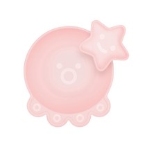 채널앤코리아 채널앤쥬 시리얼볼 + 종지 세트 문어, 핑크, 1세트