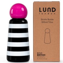 룬드런던 스키틀보틀 보온보냉병, 스트라이프 +  핫핑크(7355), 300ml