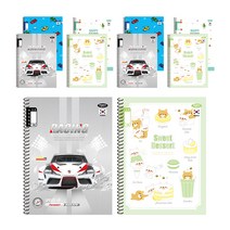 펜피아 1000 스프링 3-6무제 남아용 초등노트 10p, 랜덤발송, 1개