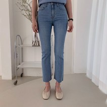 린다샵 여성용 뉴브리 부츠컷 연청 팬츠 PT7005K12
