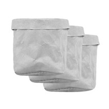 마켓감성 크래프트 종이봉투 10 x 10 cm, 그레이, 3개