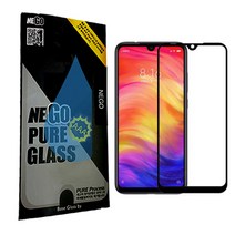 네고 퓨어 강화유리 휴대폰 액정보호필름 4D 풀커버 블랙 0.21mm, 1개