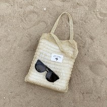 아이한코 메탈릭 네트백 코바늘 뜨개질DIY패키지, 1세트, 화이트골드