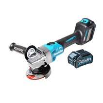 마끼다 40V MAX 충전 앵글 그라인더 BL모터 GA021GZ + 4.0Ah 배터리 BL4040, 1세트