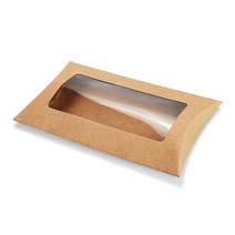 미카엘그라운드 사각창 베개 선물상자 14.5 x 7.5 cm, 브라운, 100개