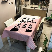 러브모드 패턴 다양한 패브릭 사각 식탁보, 15, 100 x 140 cm