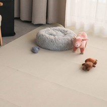 딩동펫 반려동물 블럭 카페트 10p, 아이보리