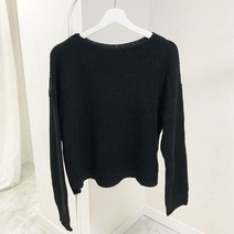 체리체리 여성용 루즈핏 데일리 하찌 니트