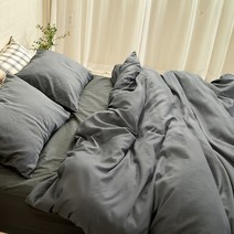 프로텍터 항균 이불커버, 다크그레이