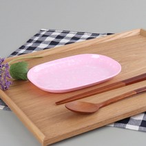 레트로 분식그릇 떡볶이 핑크팝 떡순튀B, 핑크, 4개